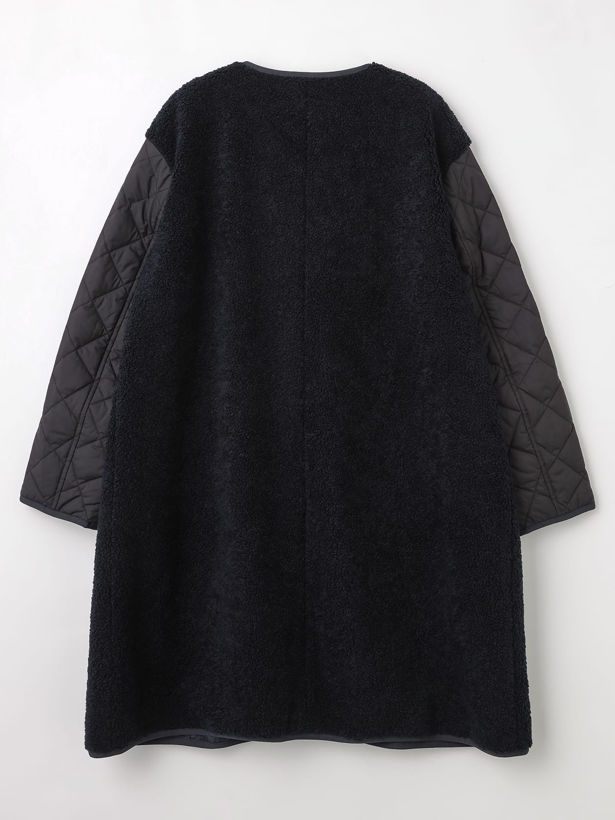 PERTEX ボアキルティングコート