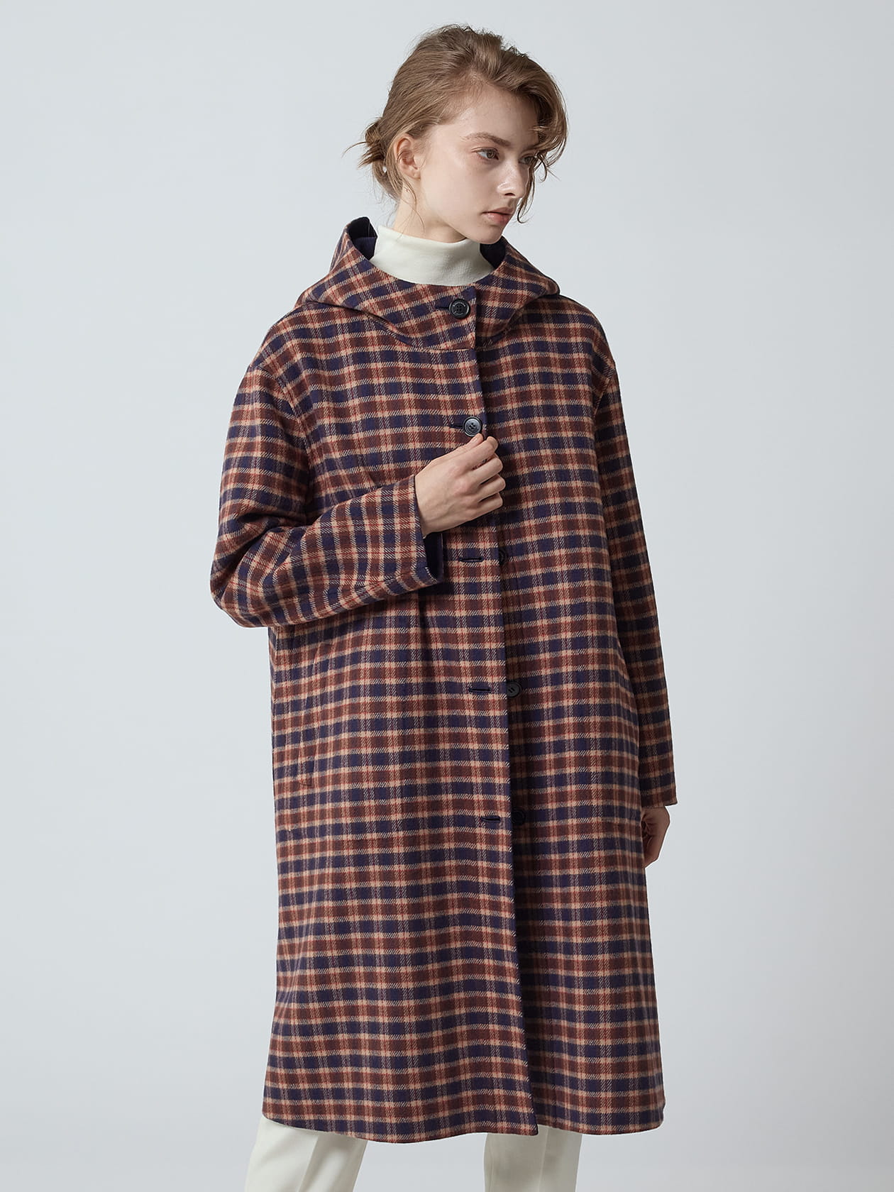 リバーシブルダッフルコート