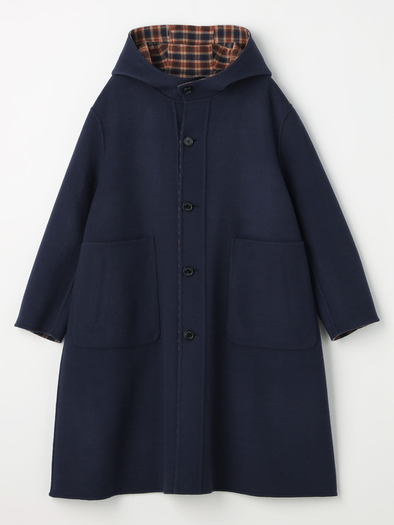 リバーシブルダッフルコート