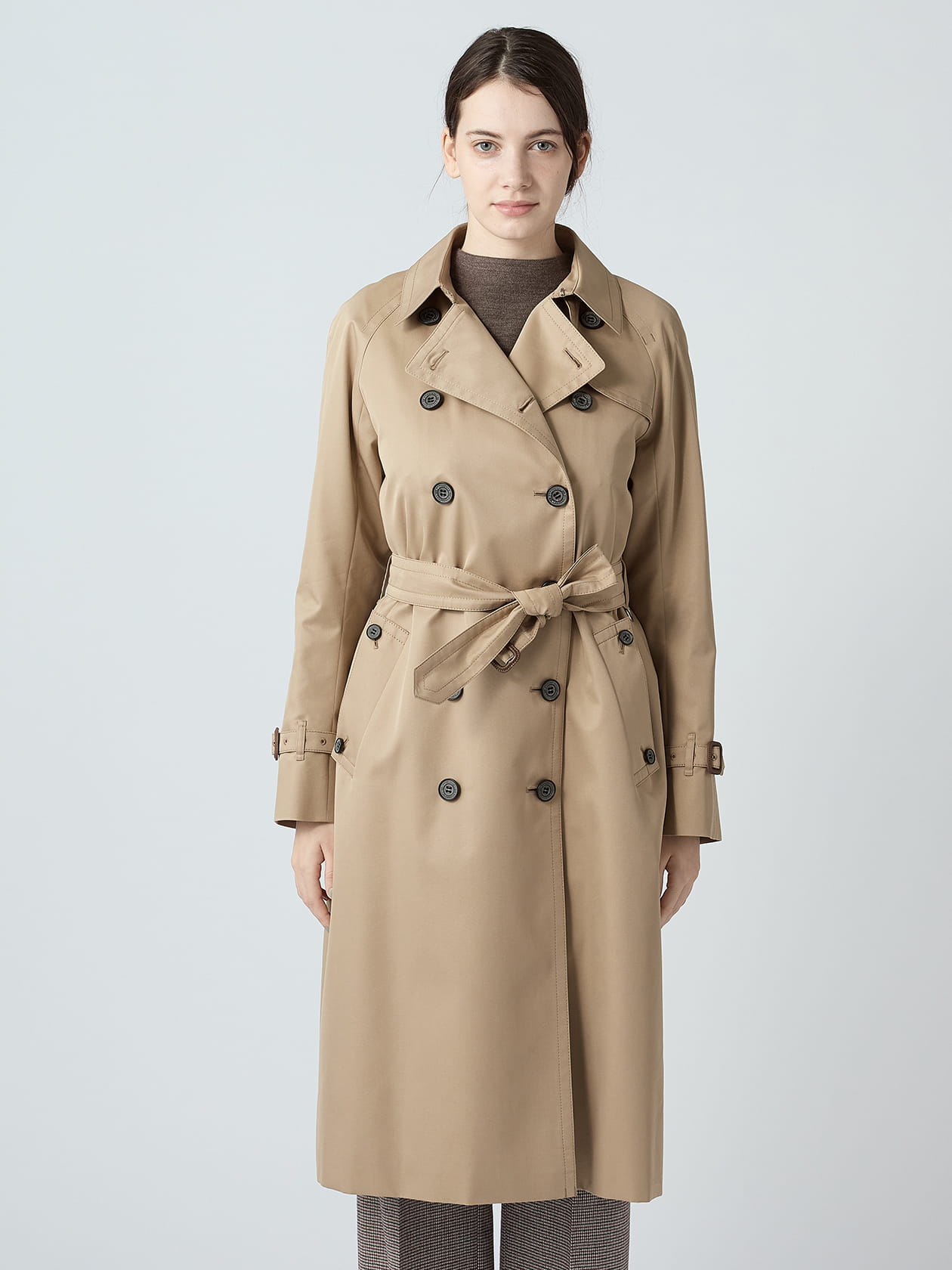 アンダーカバー トレンチコート ダブルブレスト 一部店舗限定】ライトギャバジンダブルブレストトレンチコート