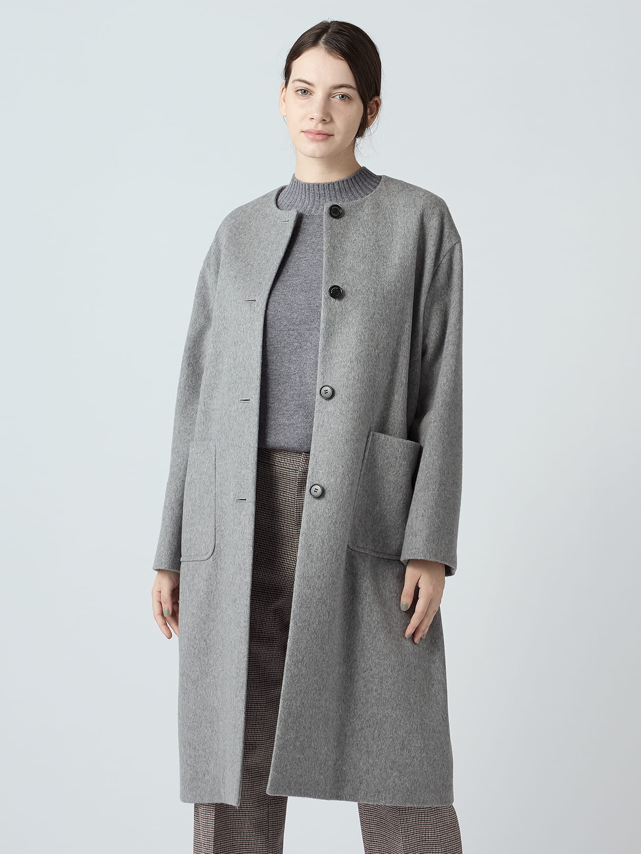 イングランドウール Aラインコート