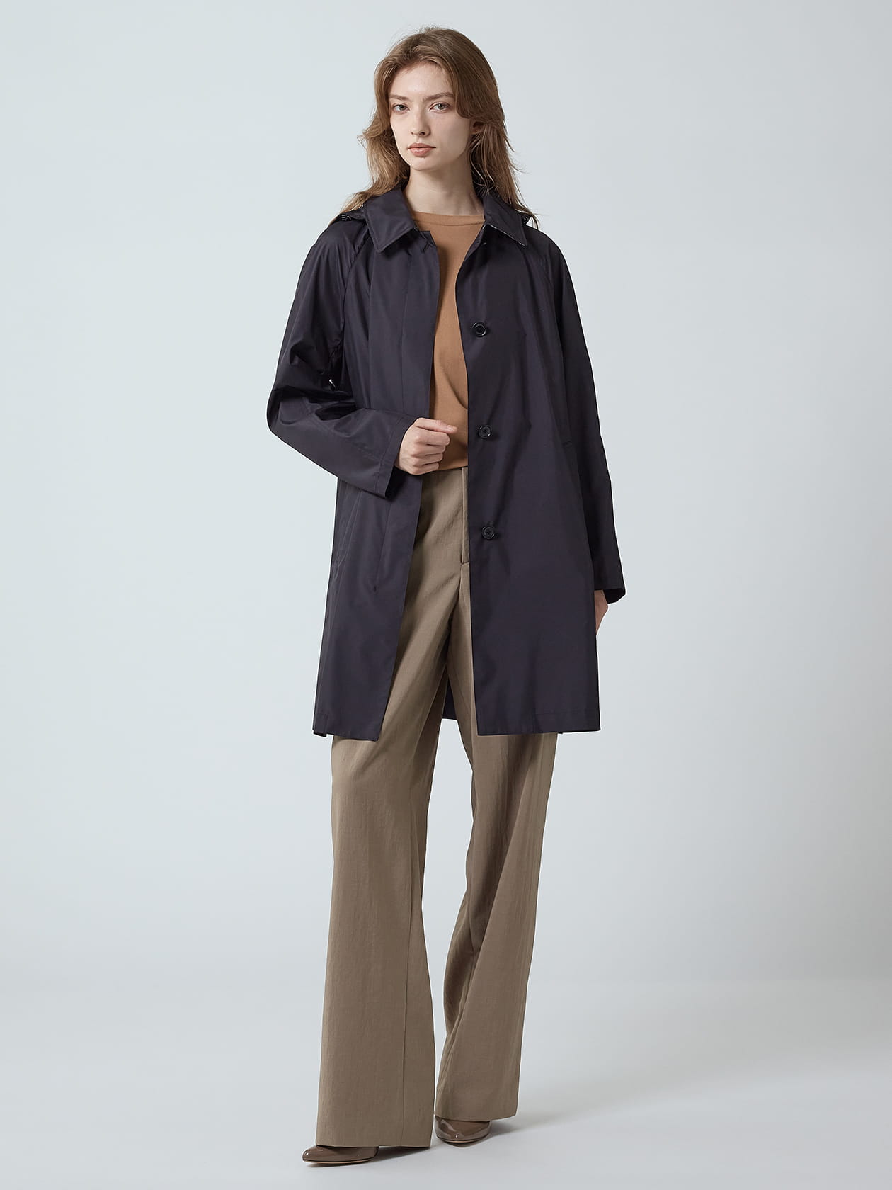 PERTEX ステンカラーコート