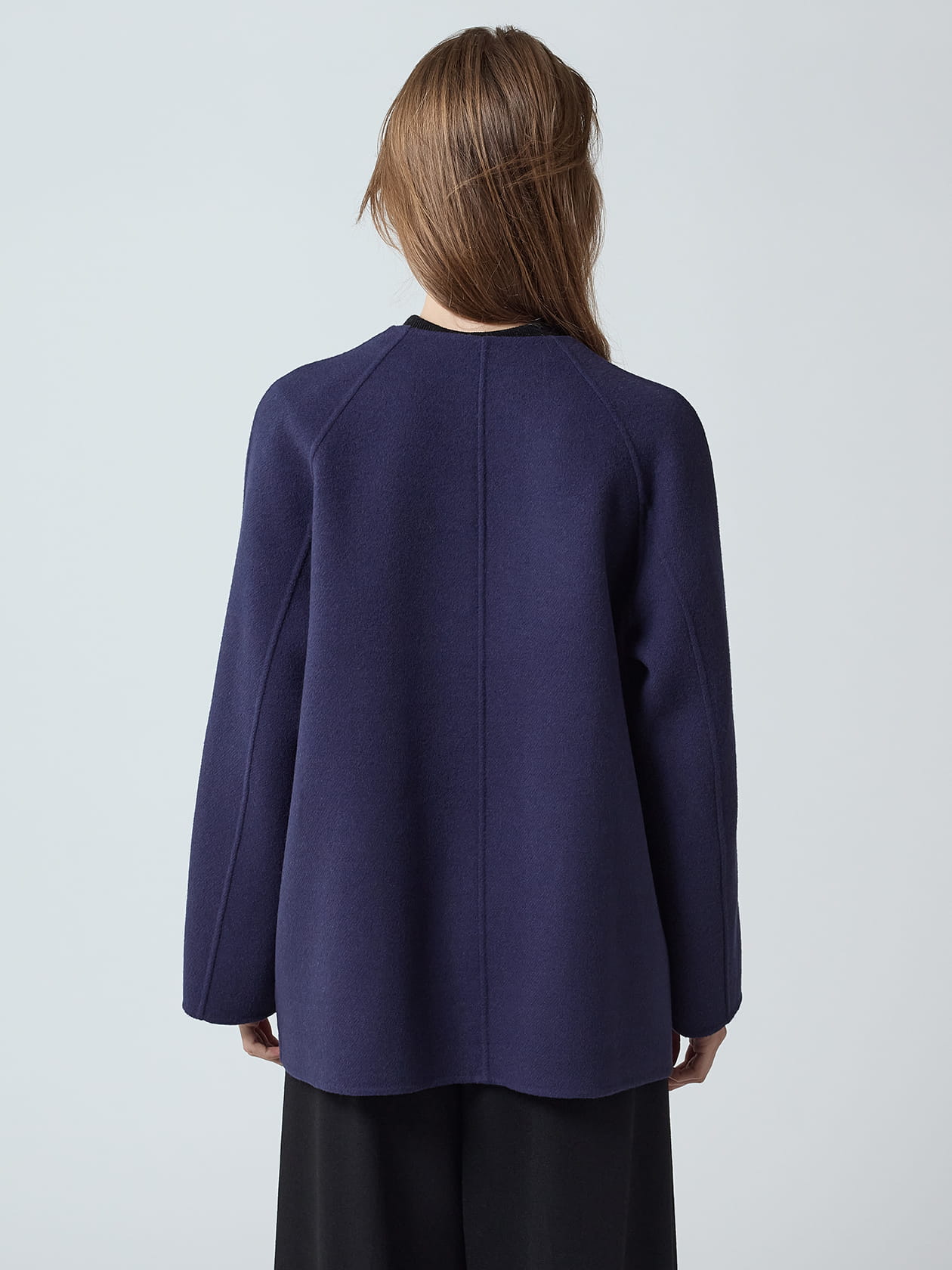 リバーシブルショートコート