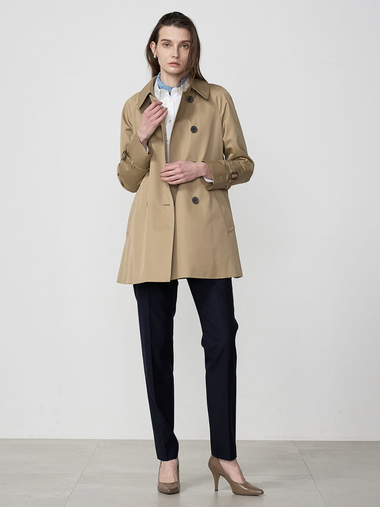 Aライントレンチコート