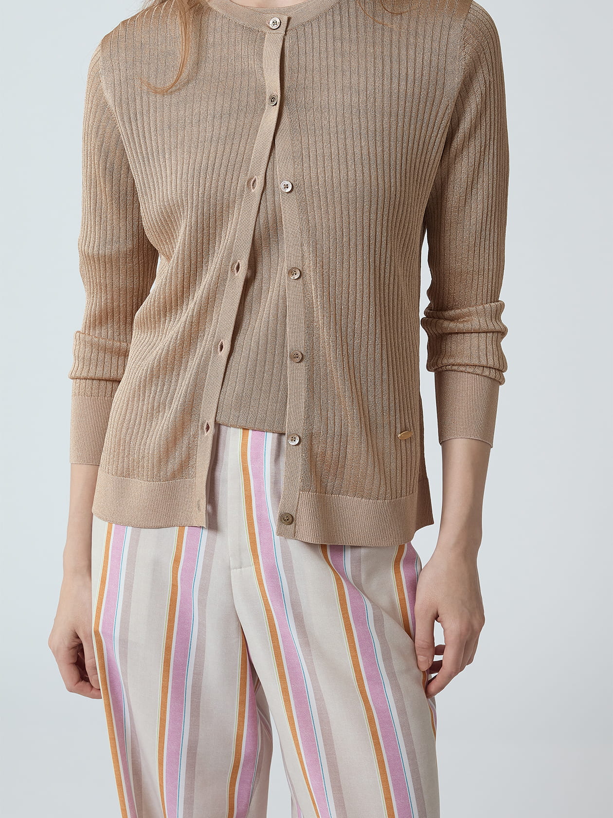 Aquascutum リブニットプルオーバー カーディガン アンサンブル 8 Aquascutum リブニットプルオーバー カーディガン アンサンブル 8