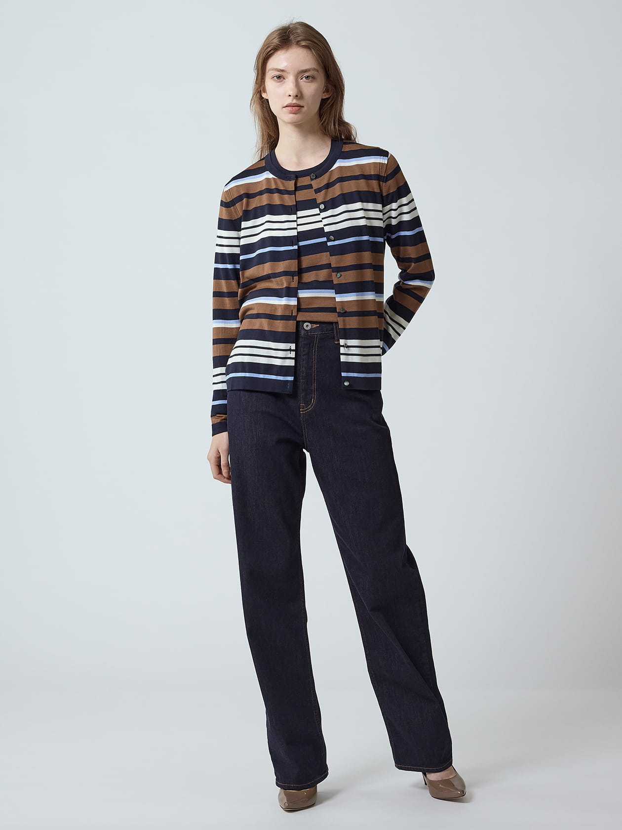 WIND AND SEA ボーダーカーディガン WIND AND SEA ボーダーカーディガン