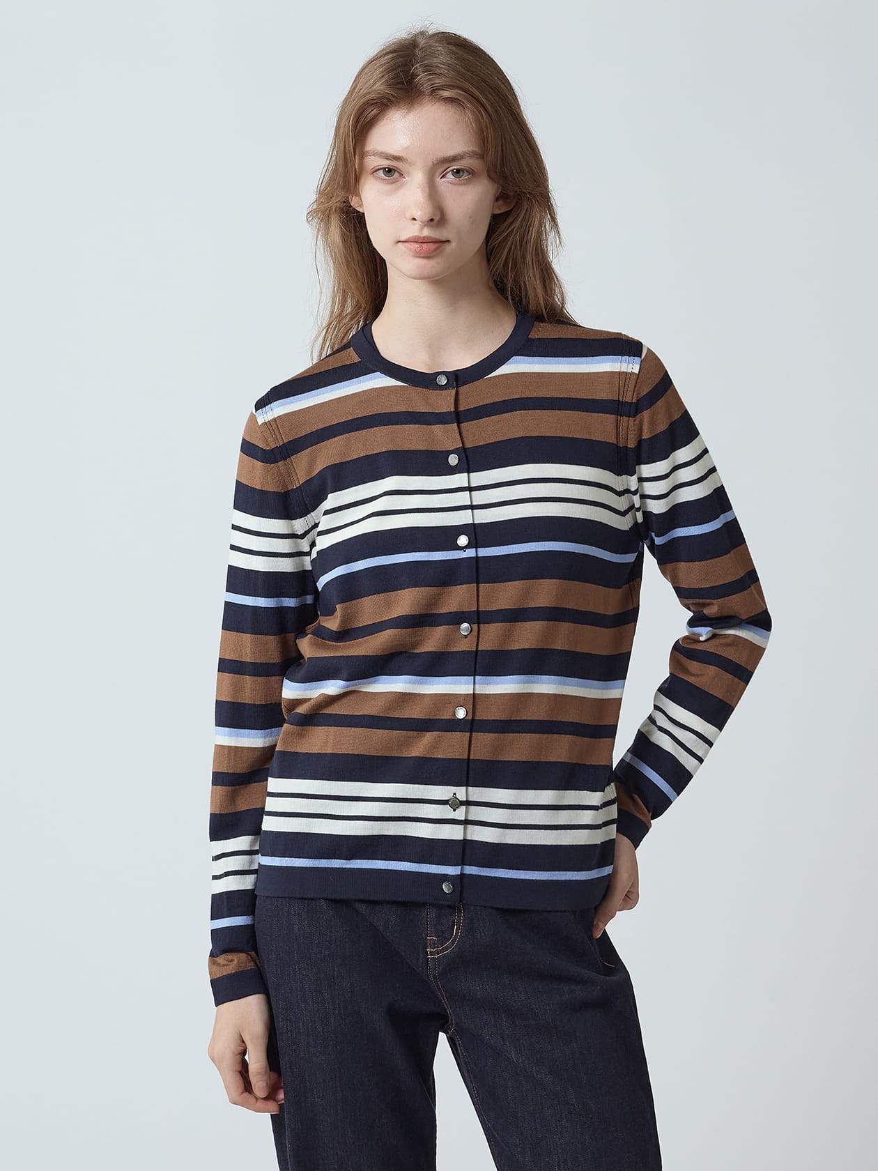 WIND AND SEA ボーダーカーディガン WIND AND SEA ボーダーカーディガン