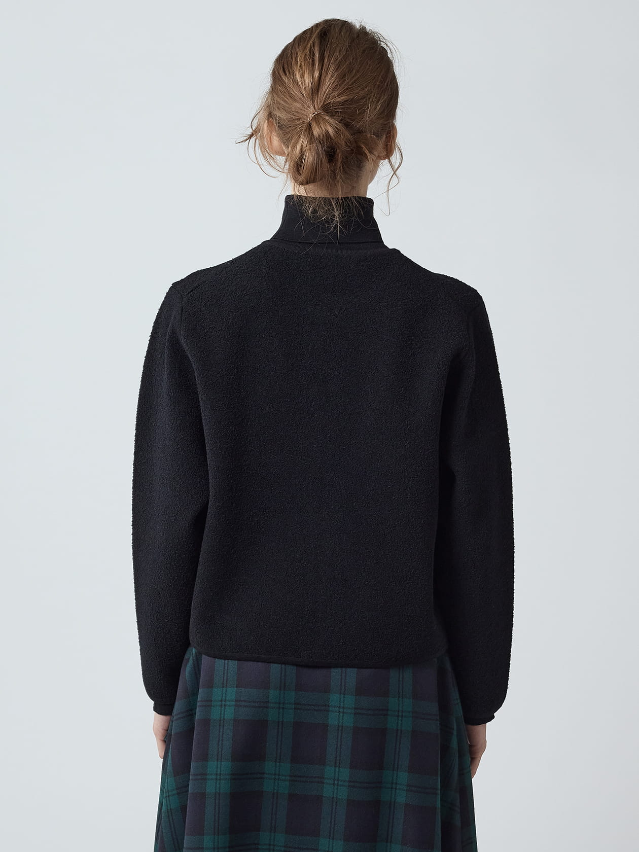 コクーンニットブルゾン