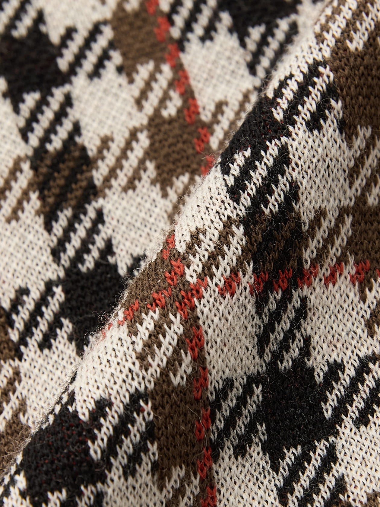 アンサンブル対応】クラブチェックカーディガン