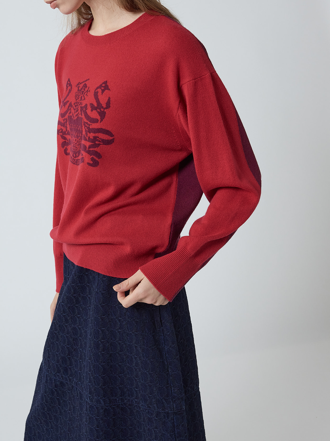 新品タグ付き OLD ENGLAND ボウタイ カシミヤニット 36 伊製 新品タグ付き OLD ENGLAND ボウタイ カシミヤニット 36 伊製