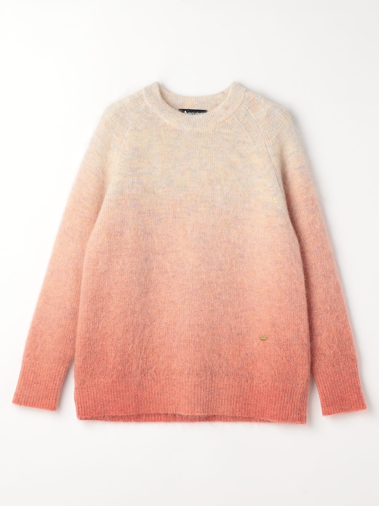 グラデーションモヘアニット