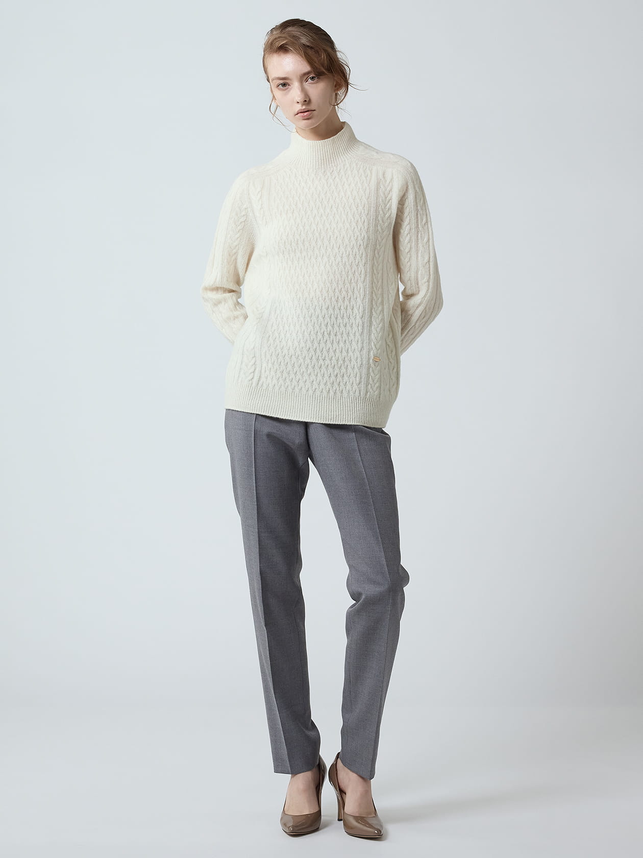 フーコ fu-ko ホールガーメントニット ホワイト fu-ko ホールガーメントニット