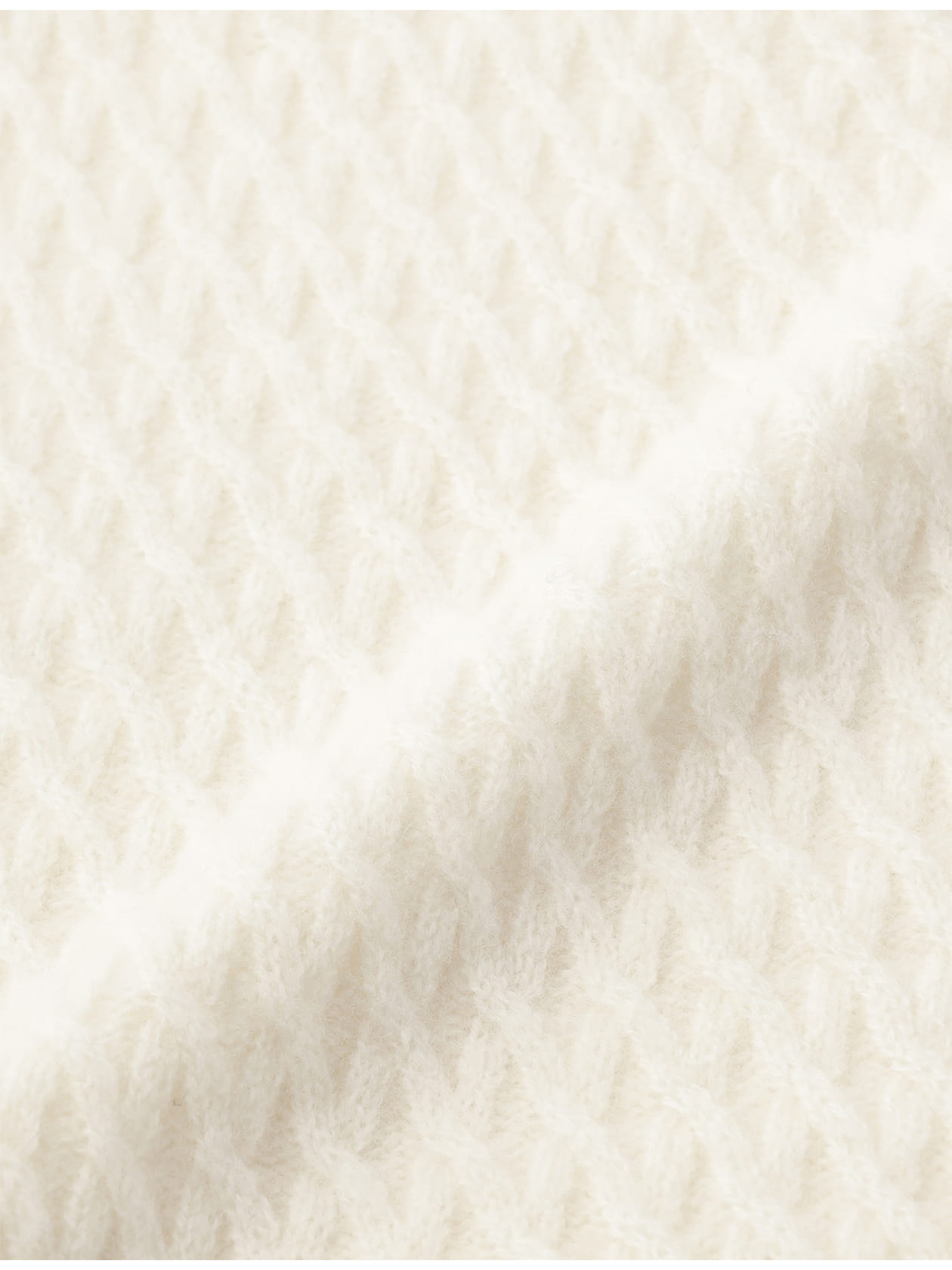 フーコ fu-ko ホールガーメントニット ホワイト RIVE DROITE（リヴドロワ） ニット セーター 「フードがアクセントに