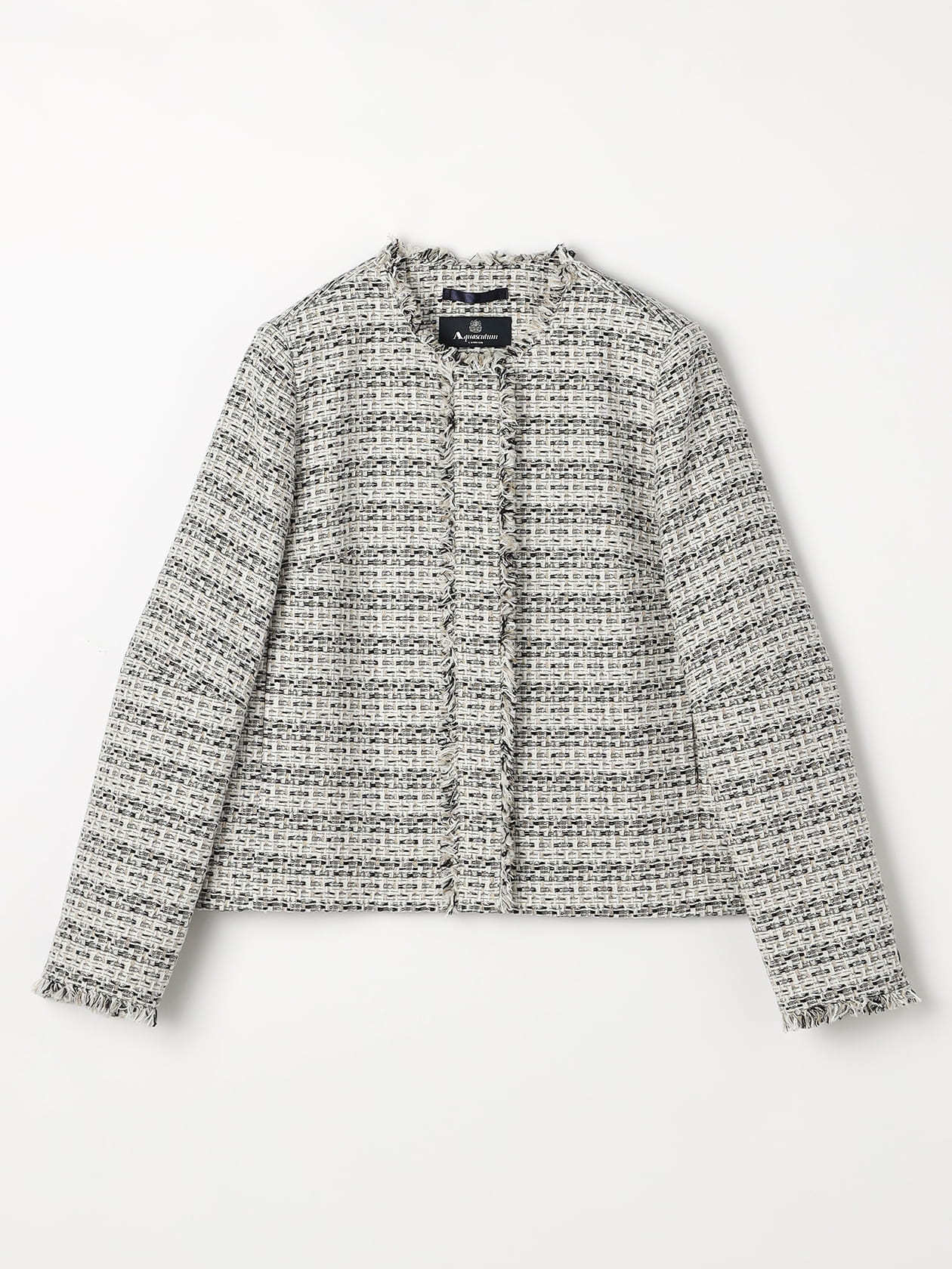 【新品】✨archivio ホワイト起毛ジャケット サイズ36 INDIVI｜【洗える/スーツ】ノーカラージャケット | Rakuten Fashion