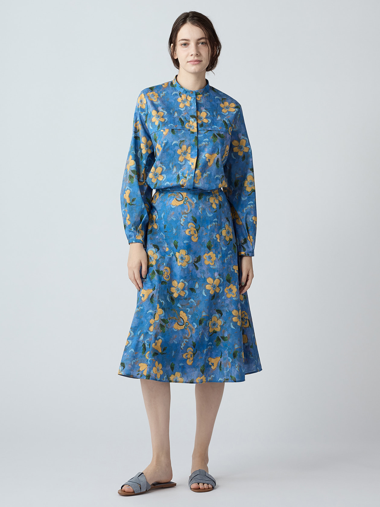 アーティストミューズプリントブラウス