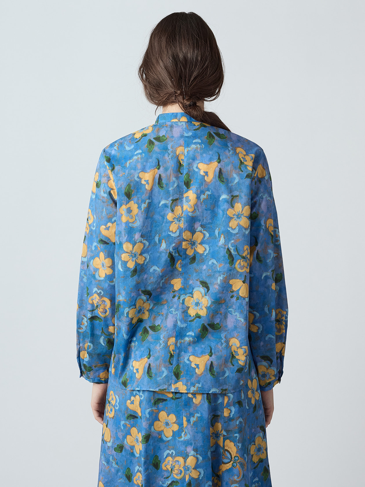 アーティストミューズプリントブラウス