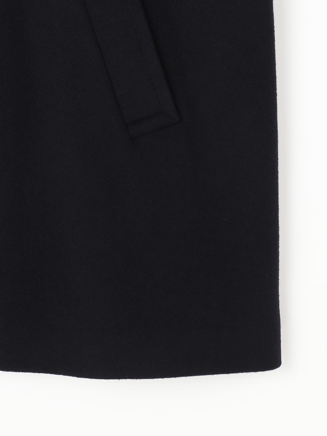 Aquascutum アンゴラ62% ステンカラーコート 8（M）ブラック アンゴラ混のクラシカルなコート L・ブラック｜東京ソワール
