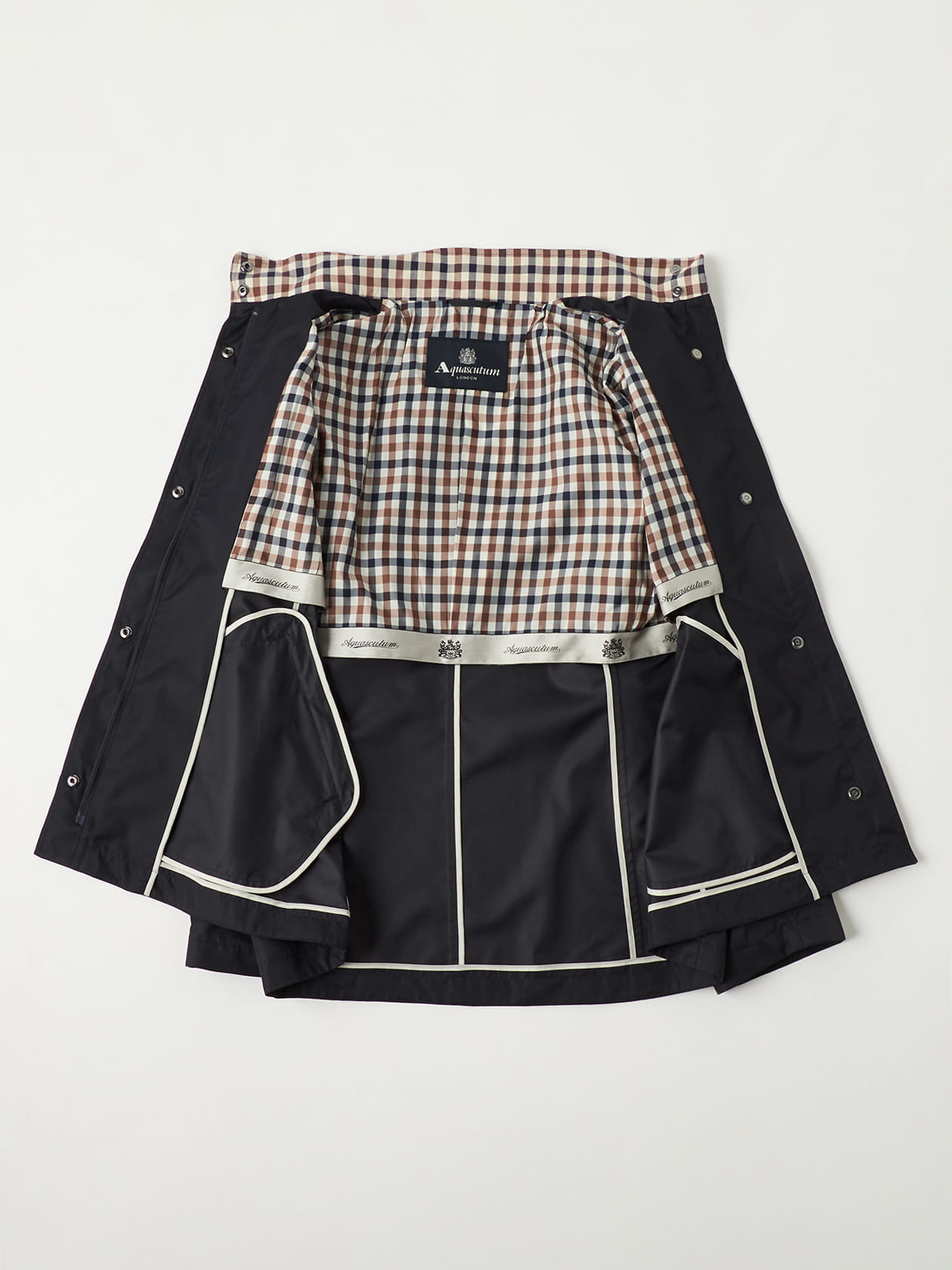 ポリエステルタフタ ショートコート