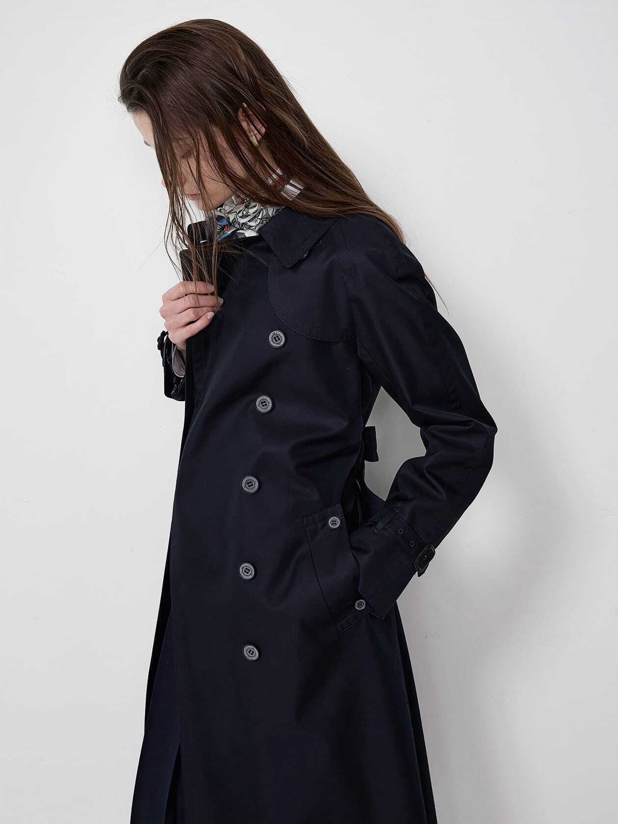 ダブルトレンチコート
