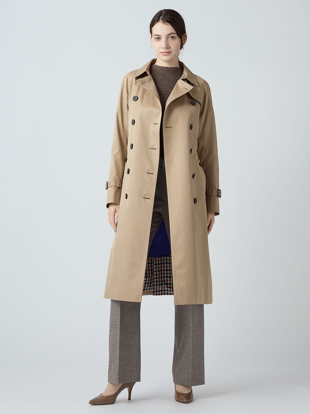 ダブルトレンチコート