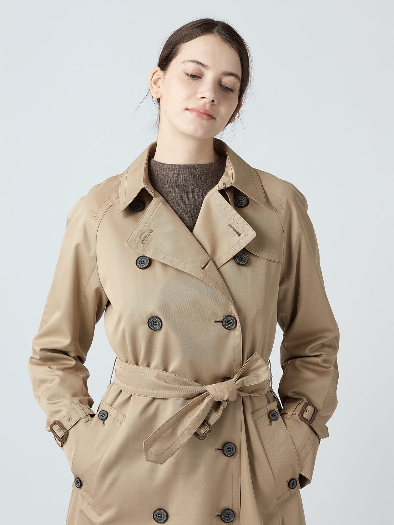 ダブルトレンチコート