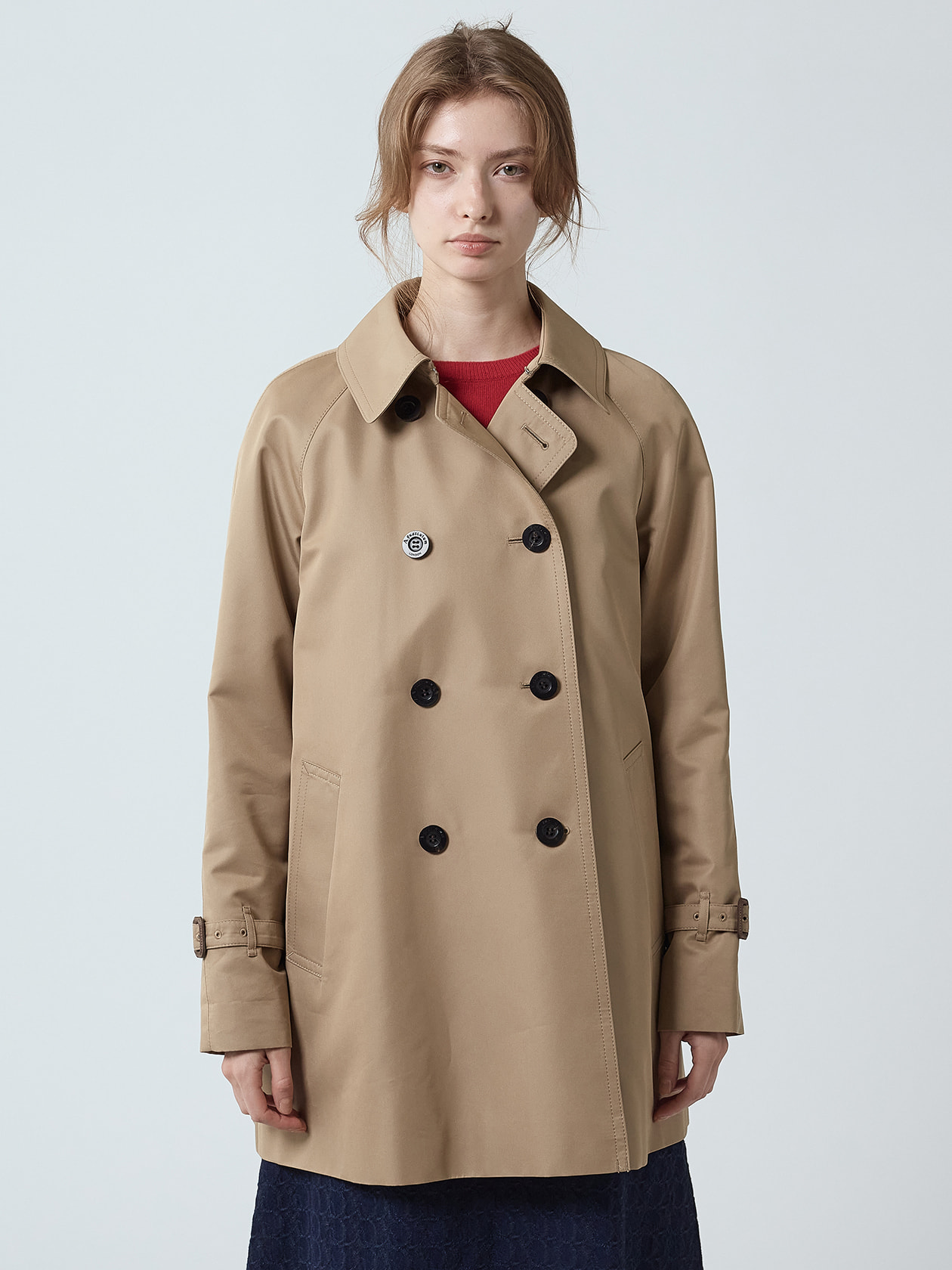 Mimi】A LINE TRENCH COAT
