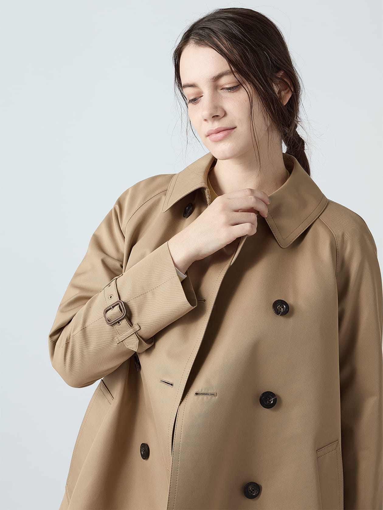 LIten Tentrench coat トレンチコート TICCA｜ミニテント トレンチコート tbfs-162 - Piu di aranciato(ピウ