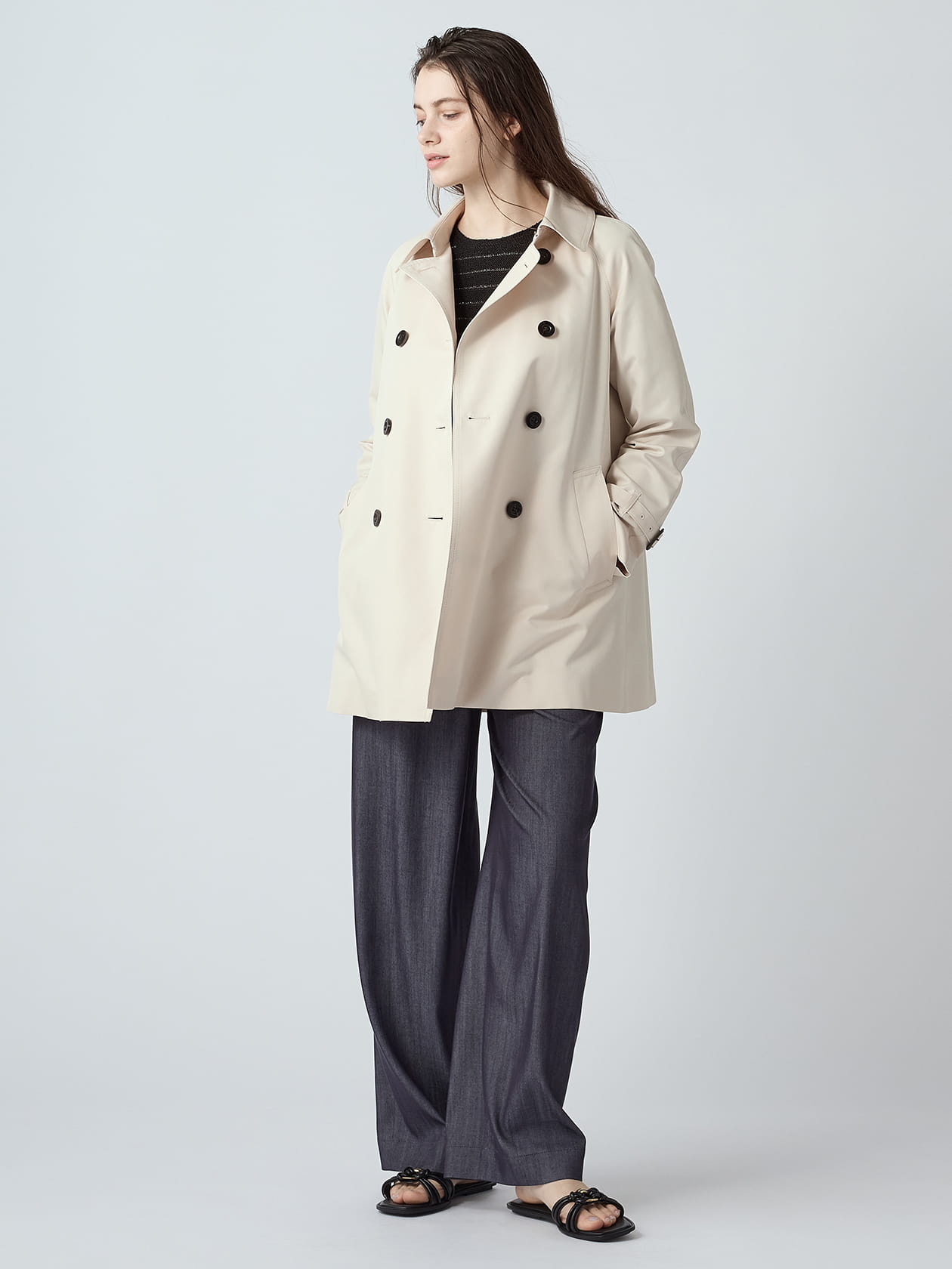Mimi】A LINE TRENCH COAT