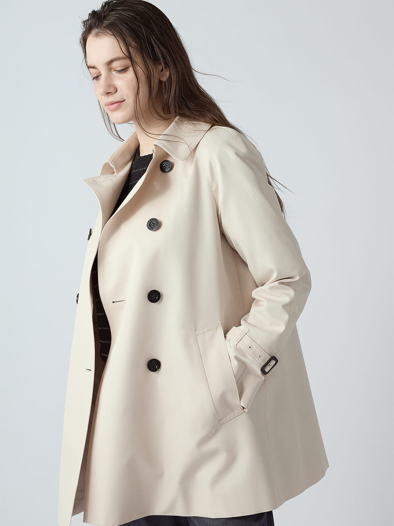 Mimi】A LINE TRENCH COAT