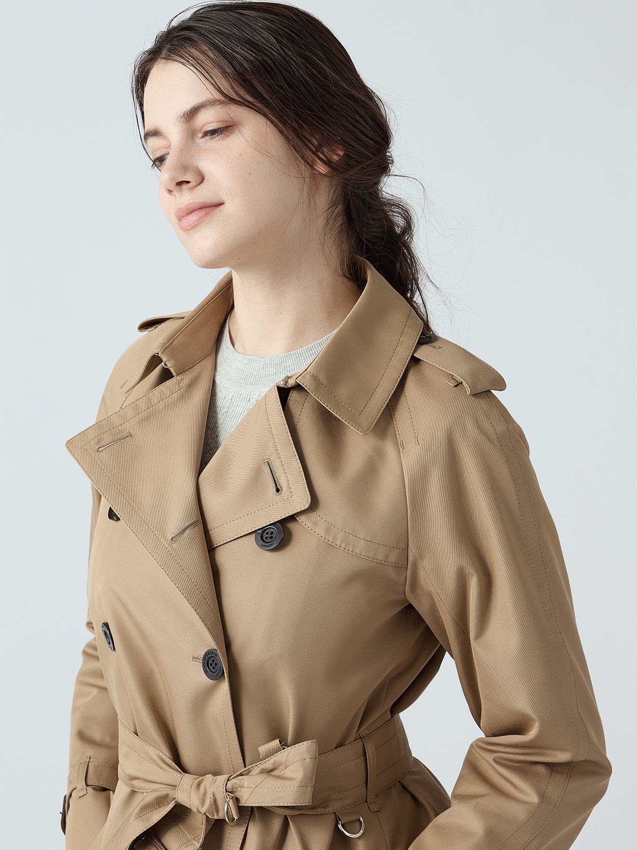 Lanna】BASIC TRENCH COAT LONG