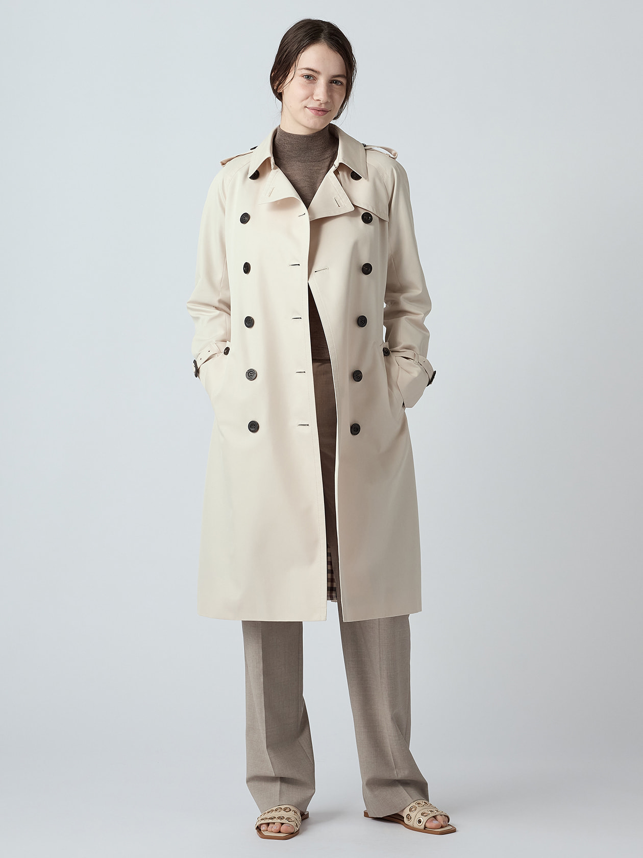 Lanna】BASIC TRENCH COAT LONG