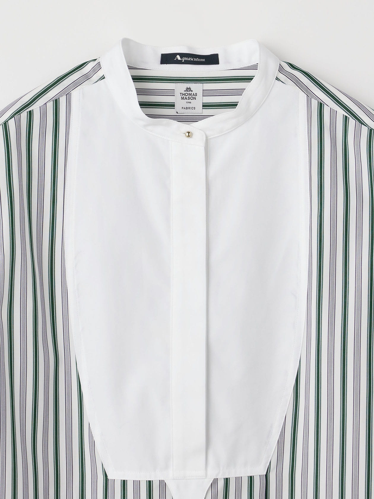 10HANDCRAFTEDMODERNブラウスTHOMAS MASON The Thomas Mason Premium 