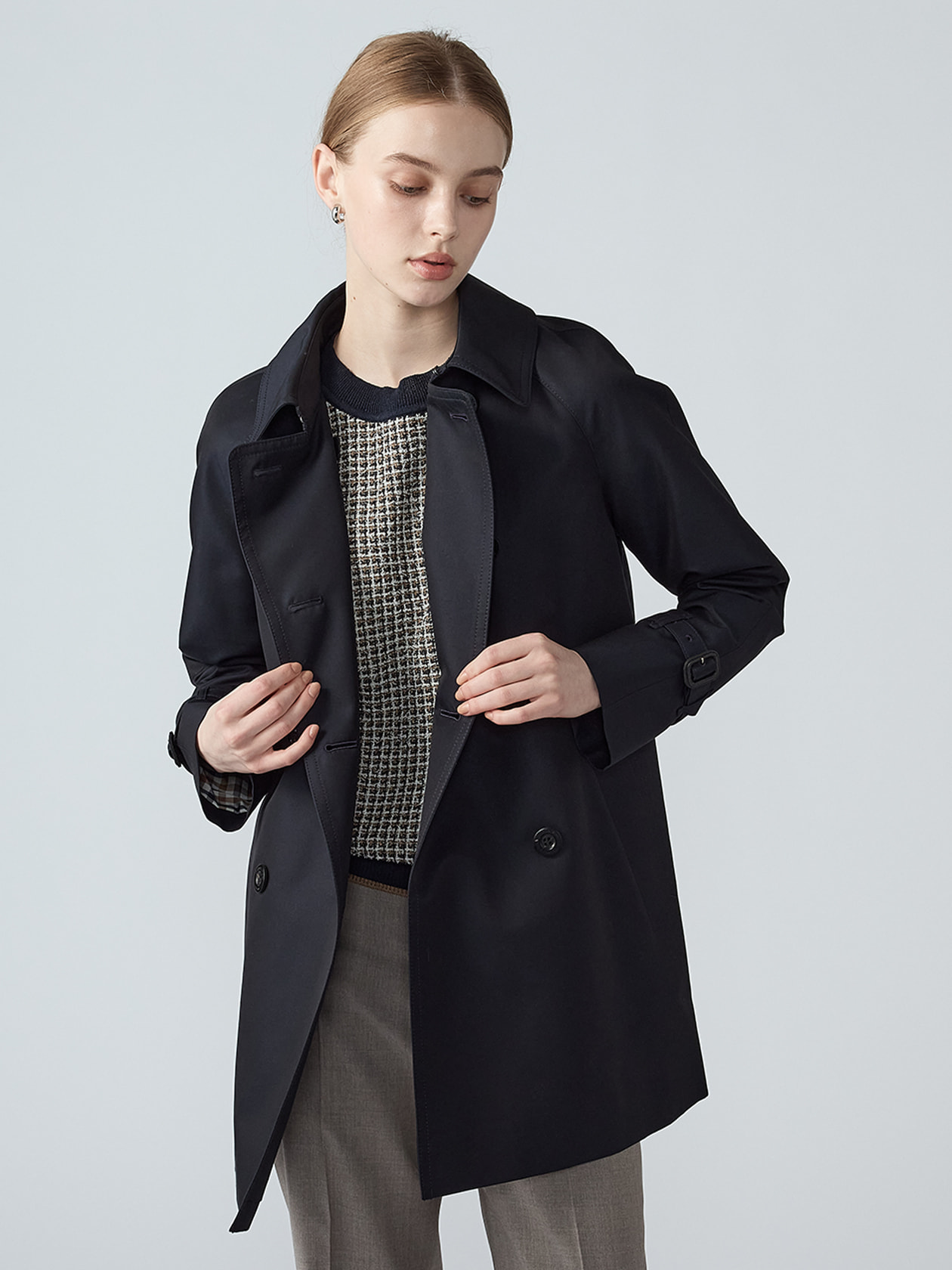 Mimi】A LINE TRENCH COAT