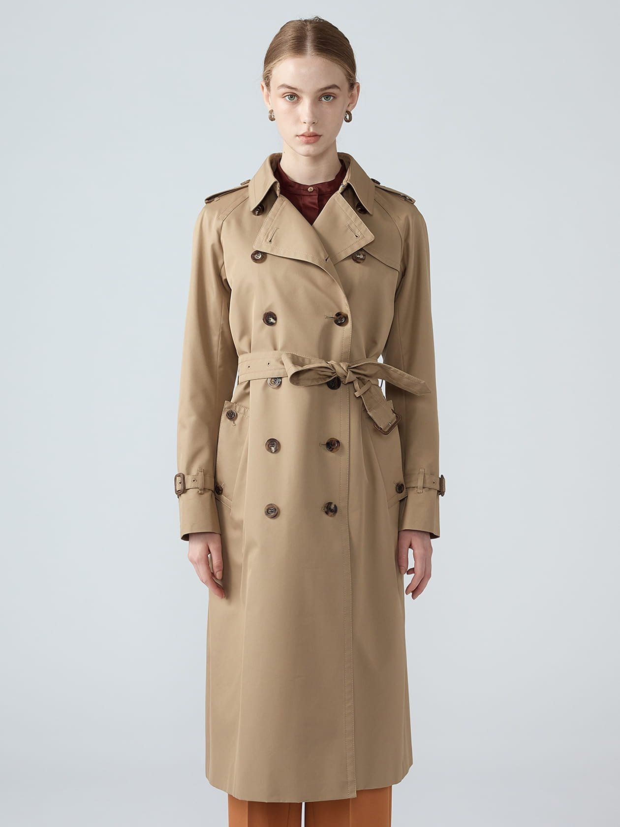 Sophie】BASIC TRENCH COAT MAXI