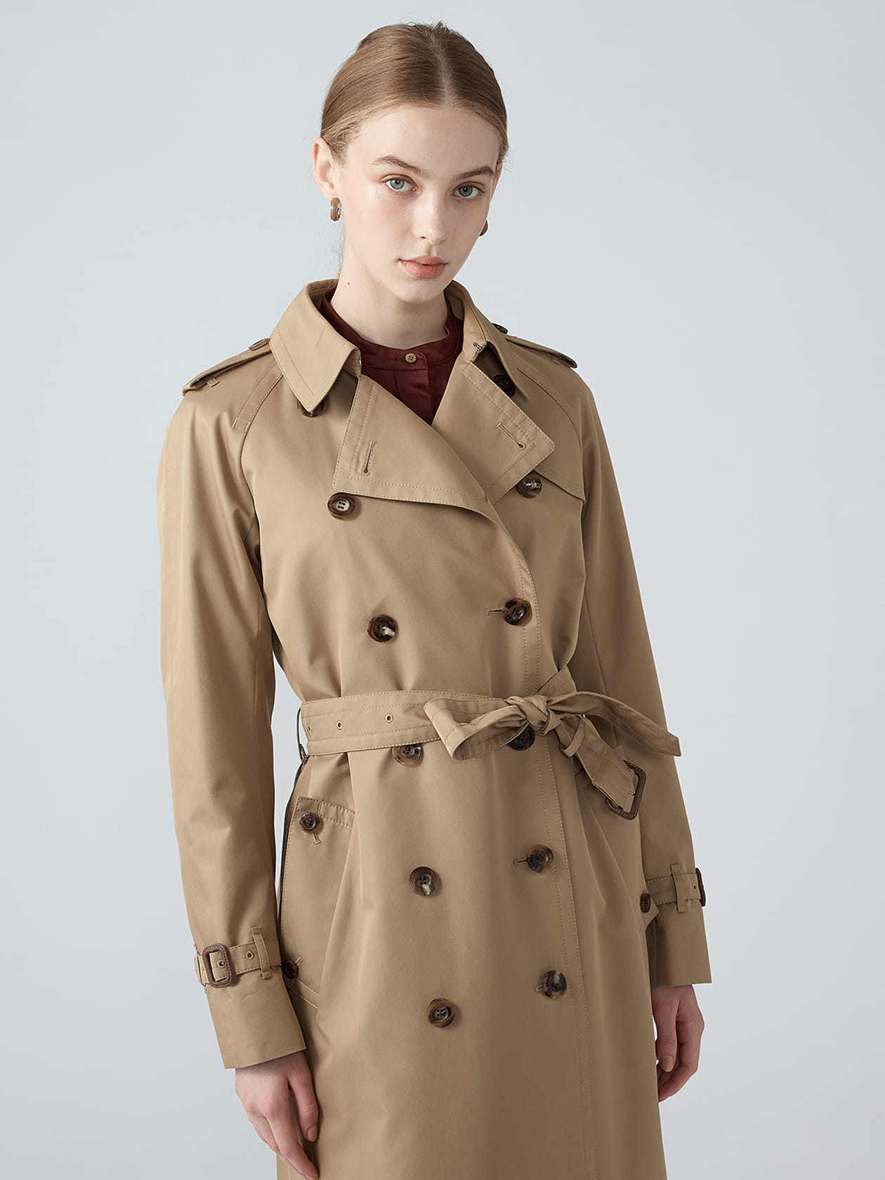 Sophie】BASIC TRENCH COAT MAXI