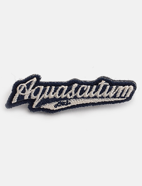 Aquascutum ロゴブローチ