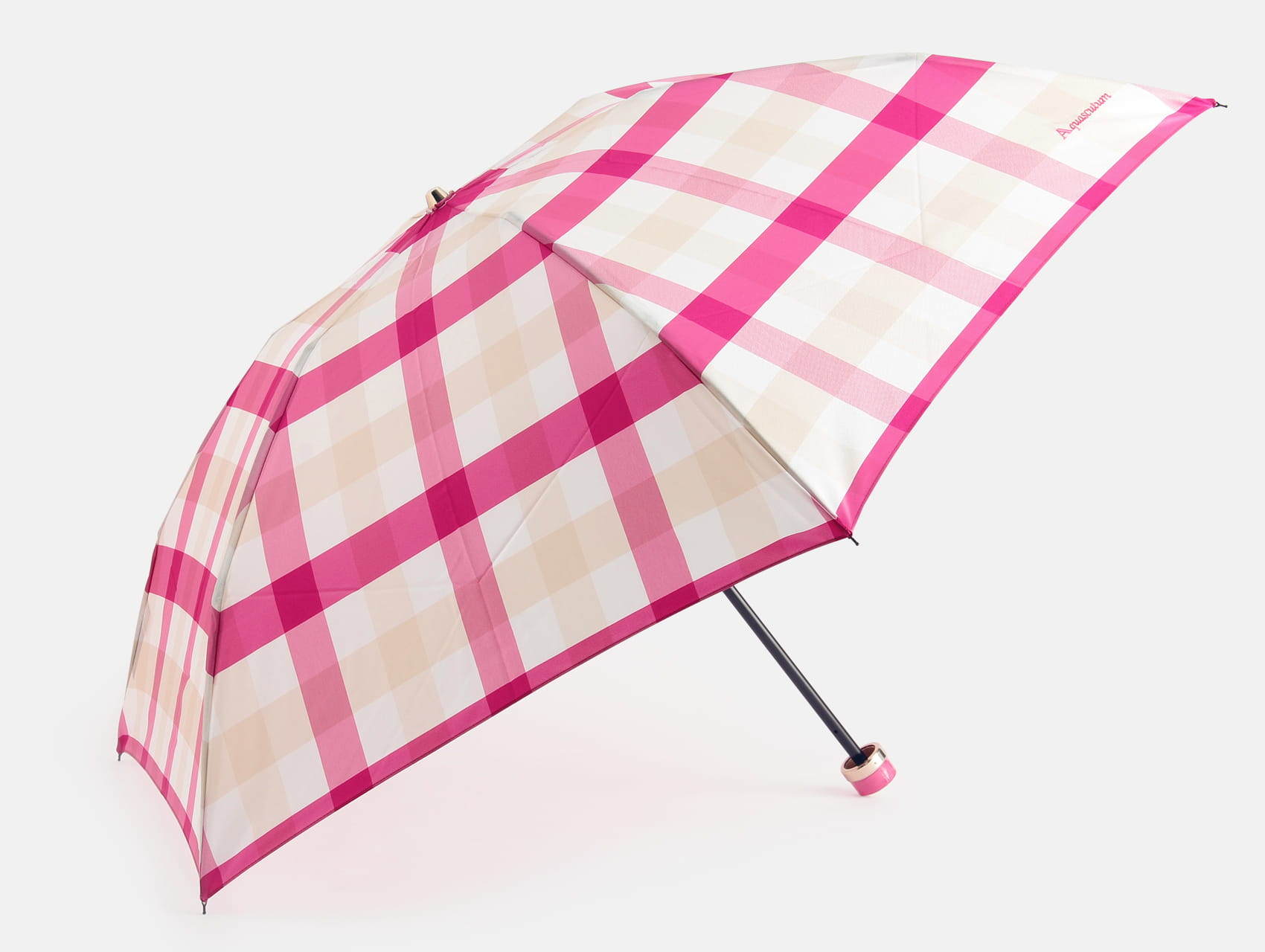 WEB・直営店限定】ミニチェック折りたたみ傘