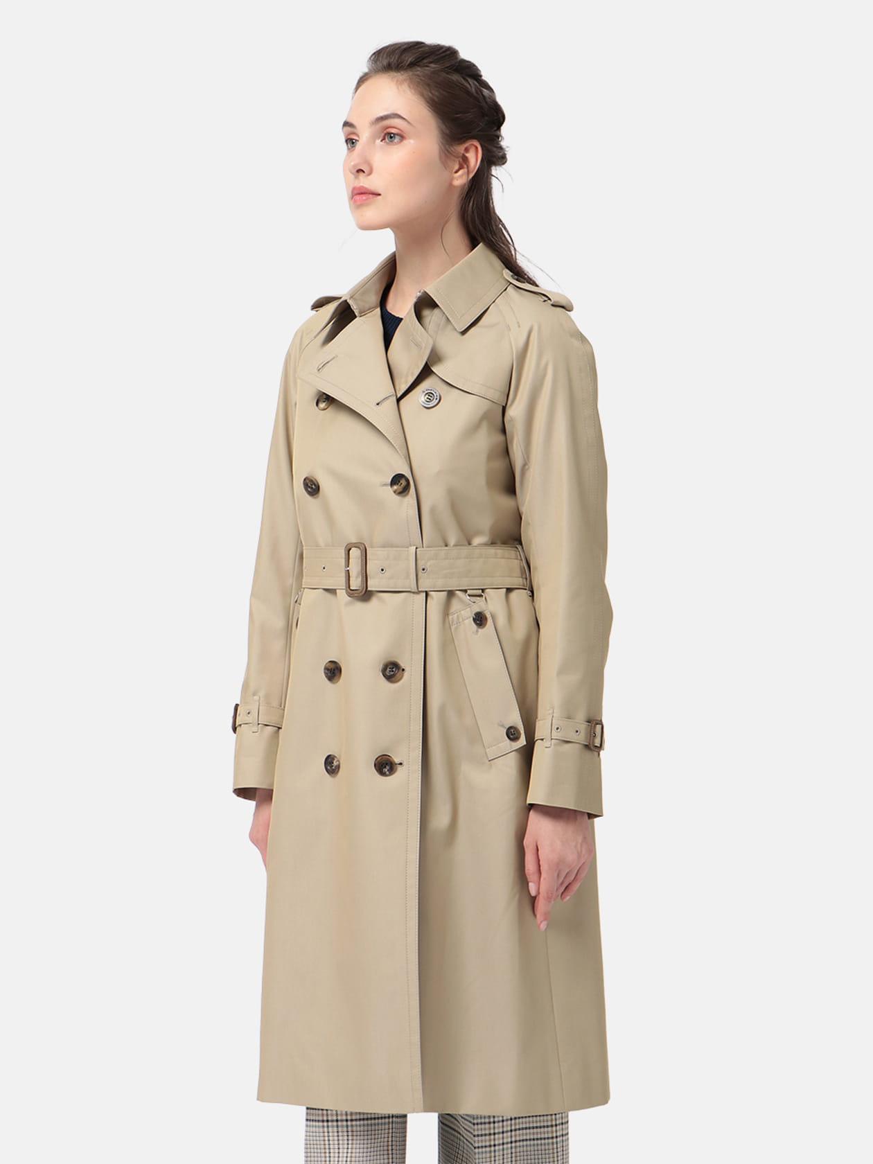 クイーンサイズ】BASIC TRENCHCOAT LONG