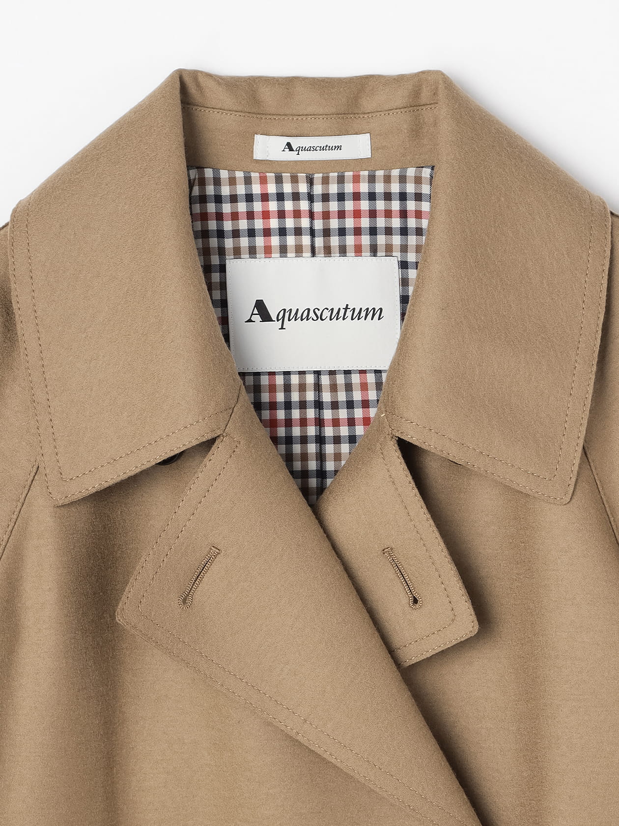 ソフトメルトン Aラインコート