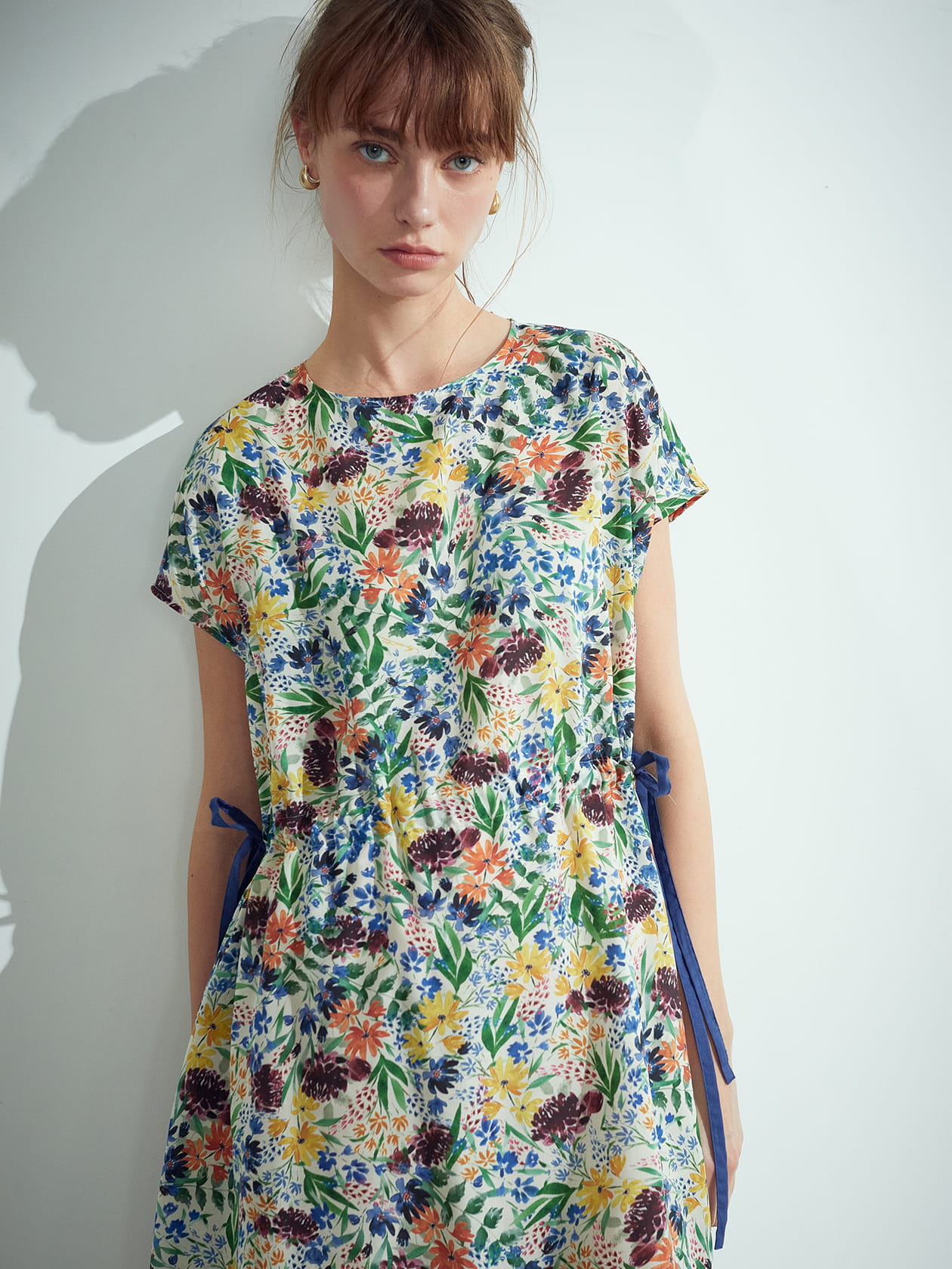 フラワープリントドレス