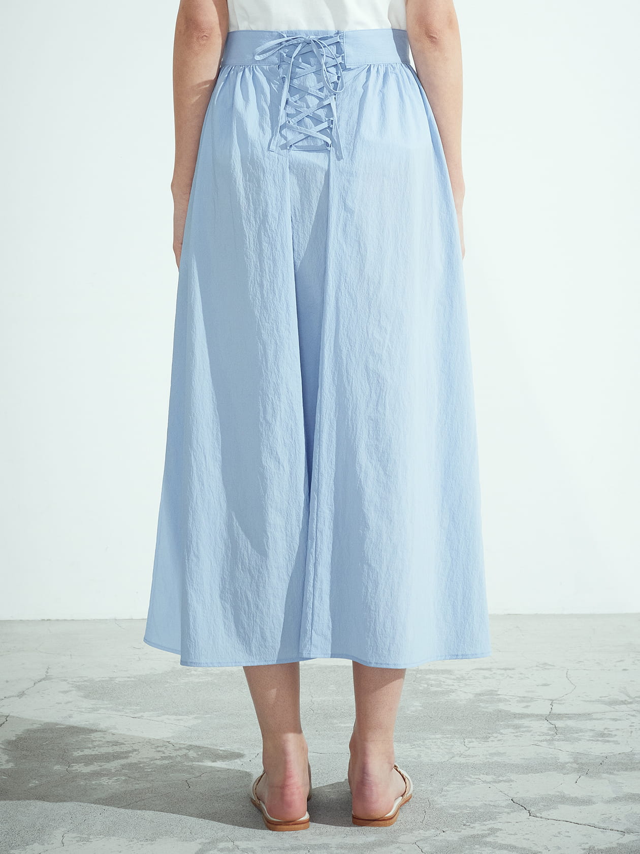 ピンタックロングスカート