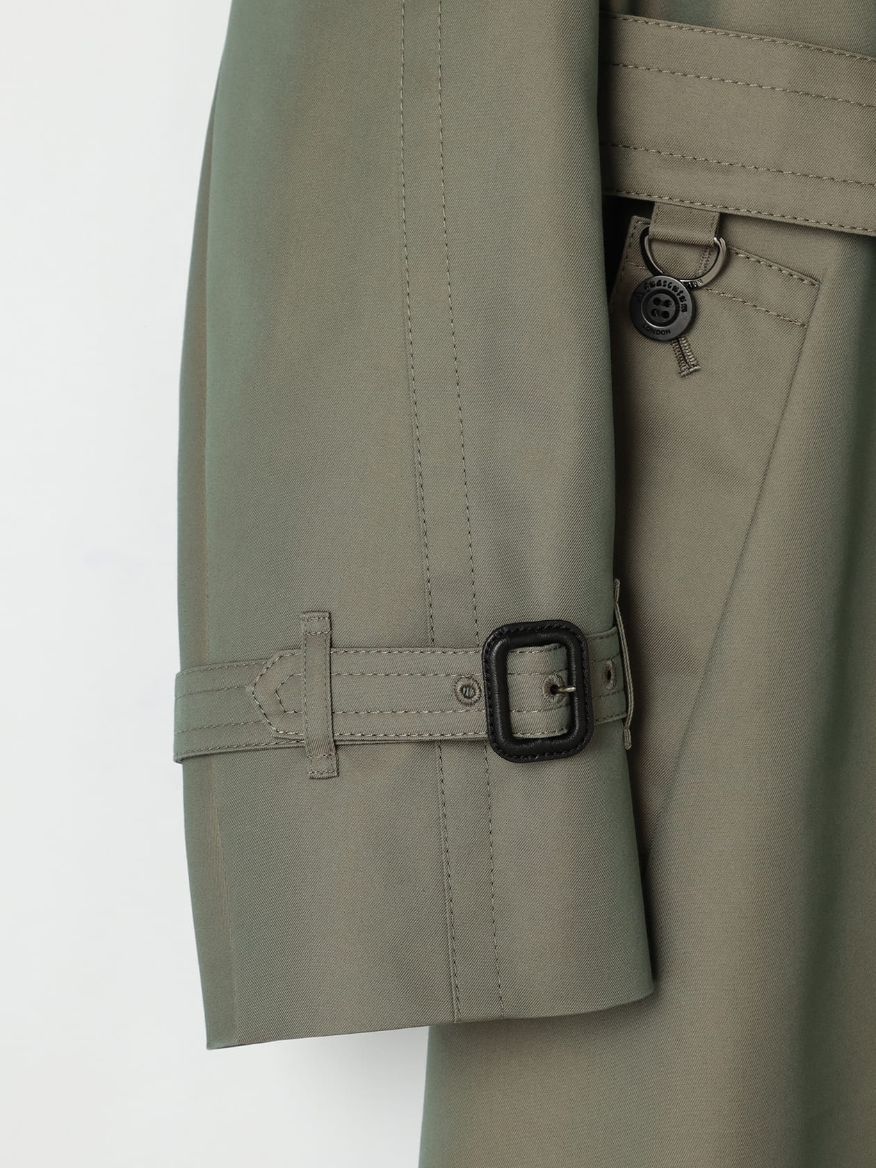 アクアブライトツイル トレンチ ロング