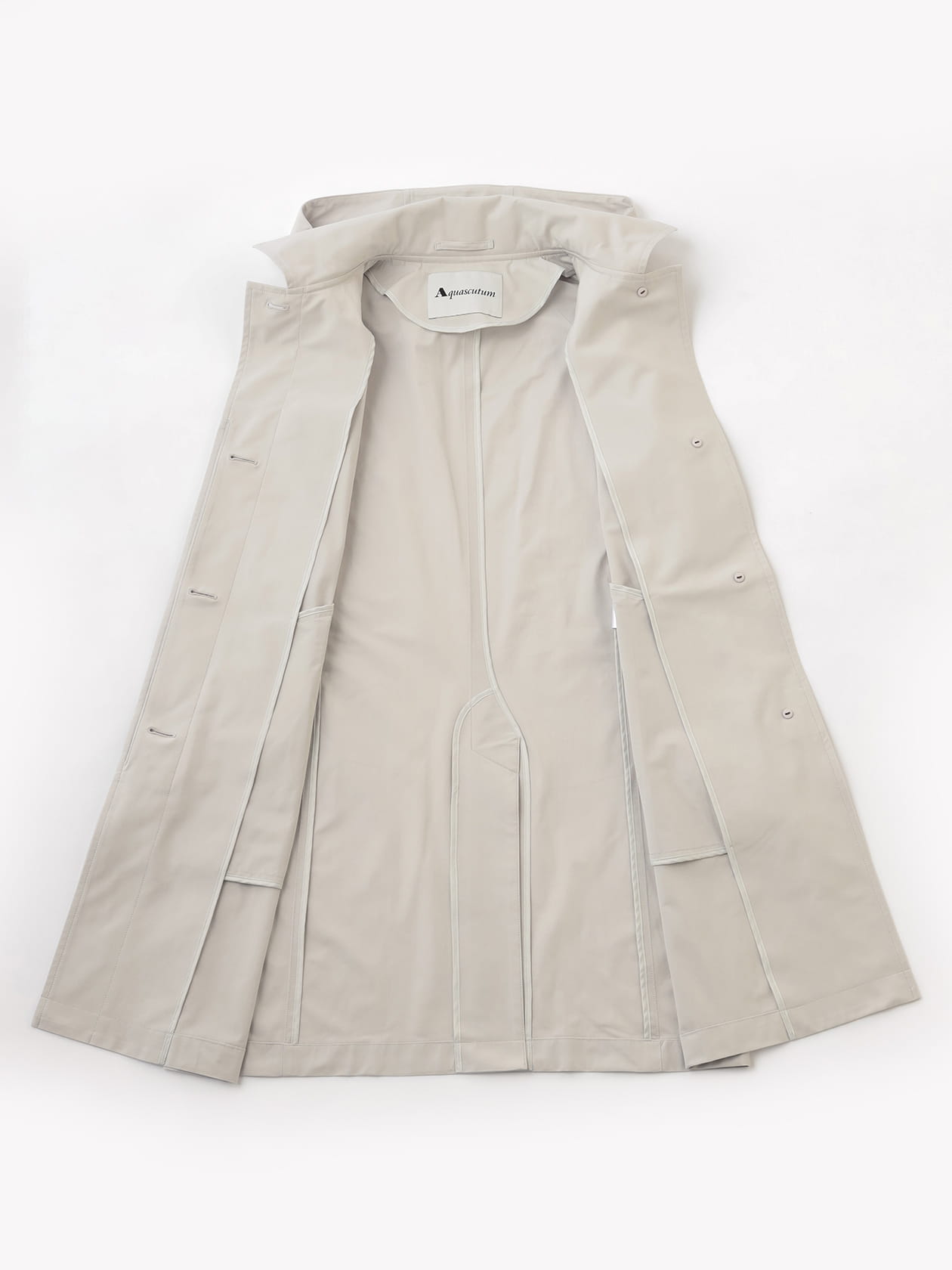 ストレッチタフタ 2WAYステンカラーコート