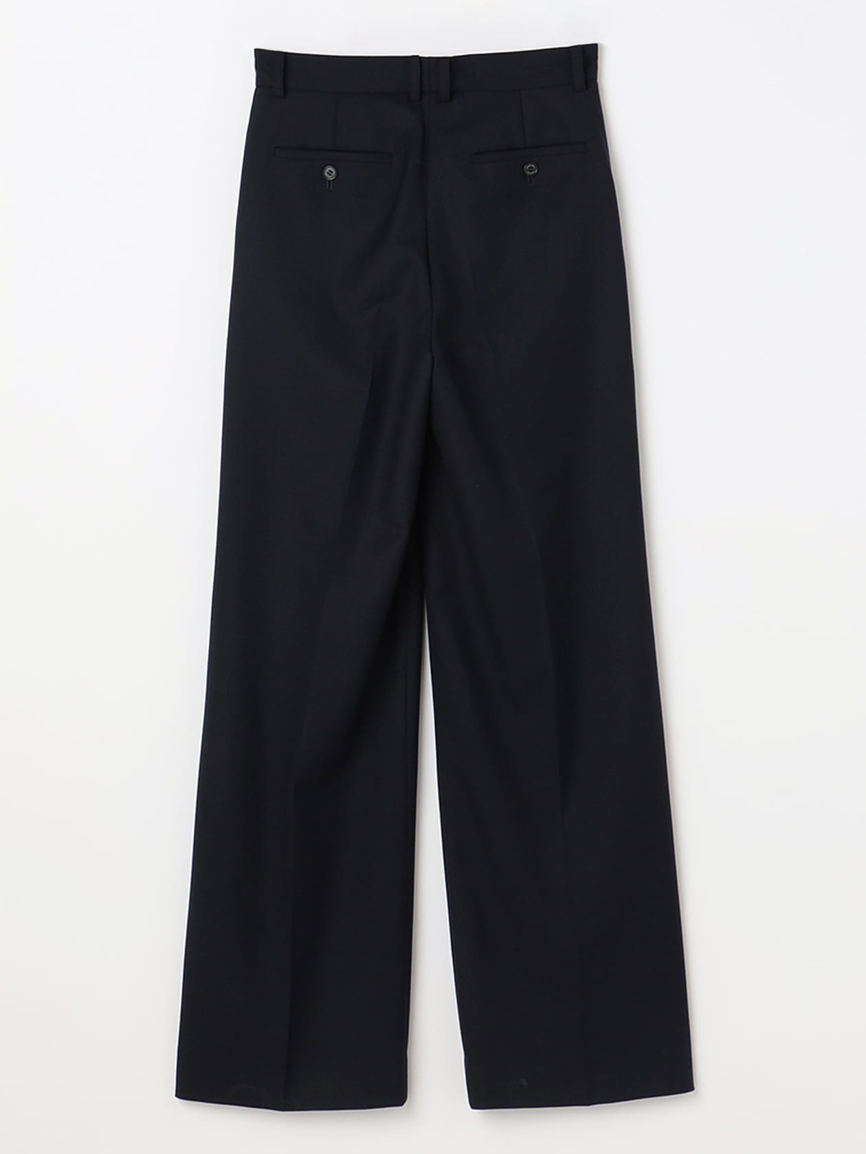ネイビーサキソニー ワイドパンツ