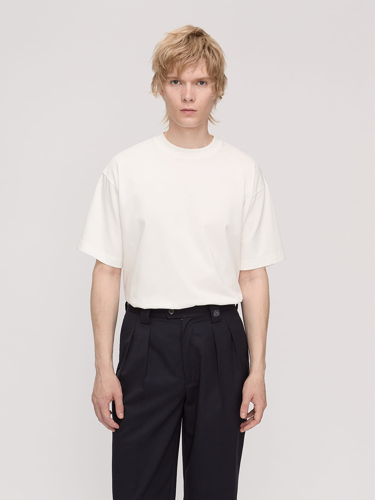 天竺オーバーサイズTシャツ