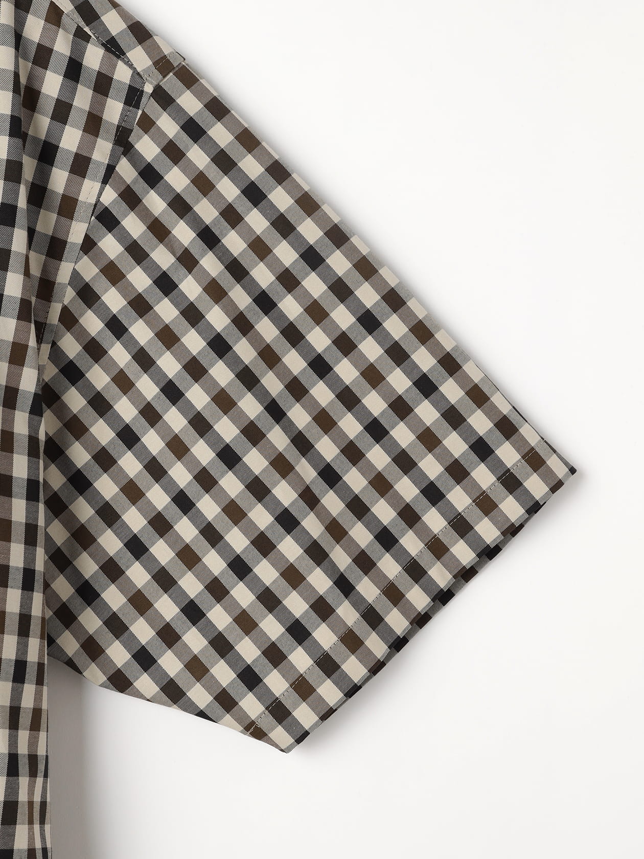 ホワイトレーベルチェック シャツ