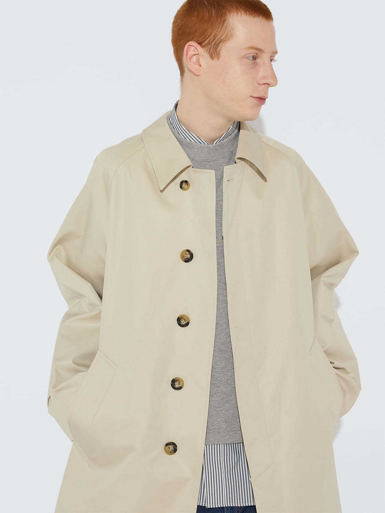 ギャバジン バルマカンコート