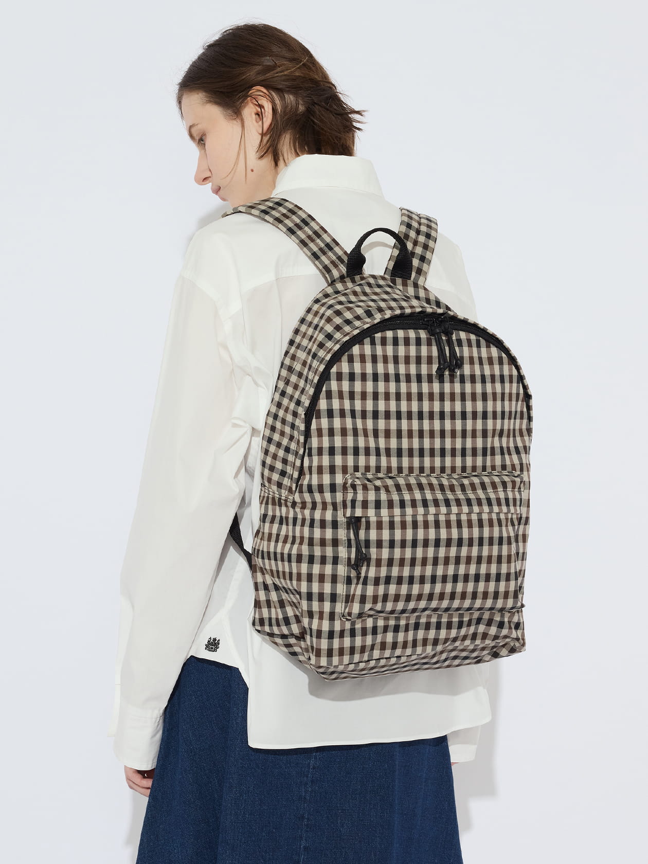 ぷぅま　アクアスキュータム リュック A4収納可 Aquascutum Aquascutum｜ホワイトレーベルチェック リュックサック
