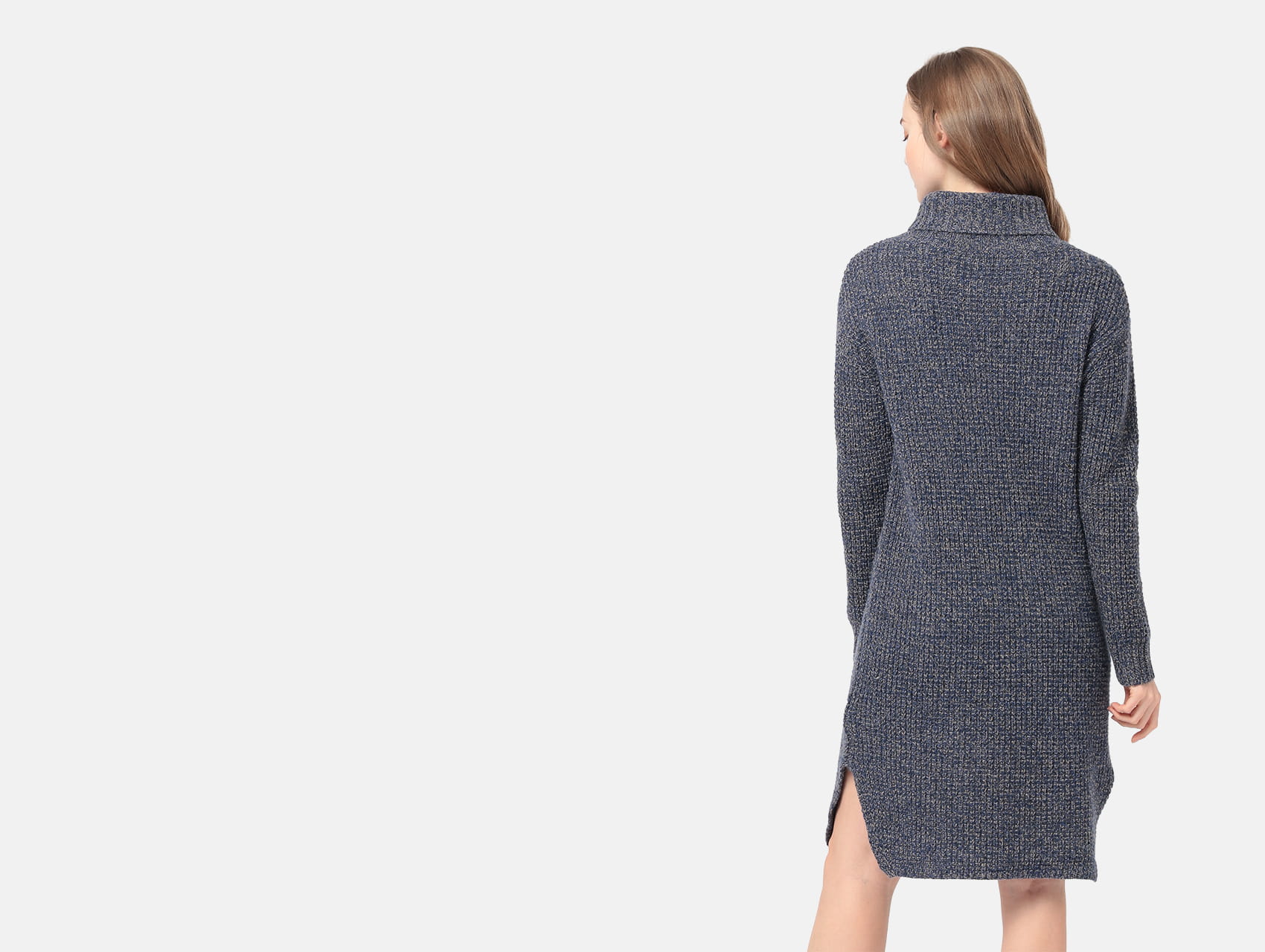 AQW】アルパカ混ニットワンピース