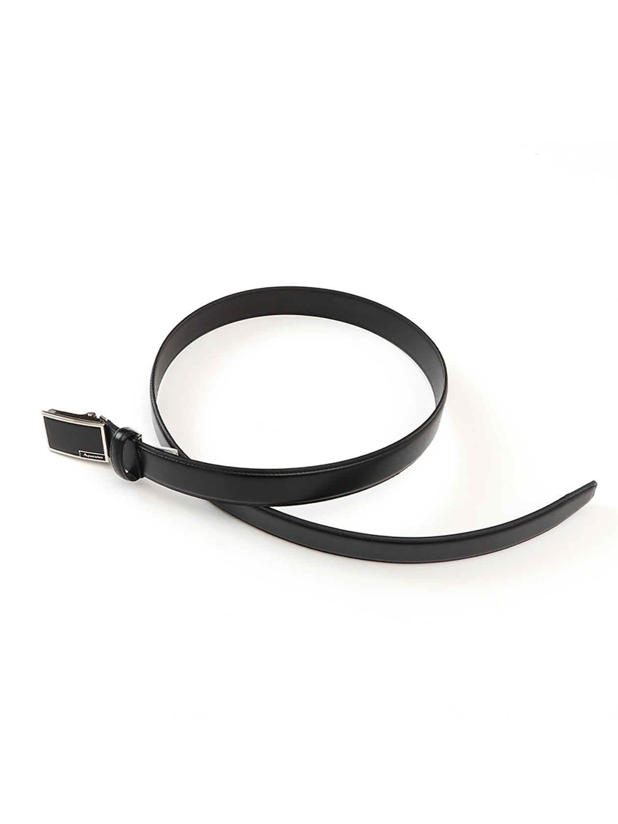 アクアスキュータム クロコダイルベルト黒 Aquascutum アクアスキュータム ベルト メンズ 410025 本革